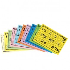 Carton de loto Feuille - 500 exemplaires - Tradition