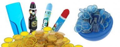 Bâtons, pions et marqueurs