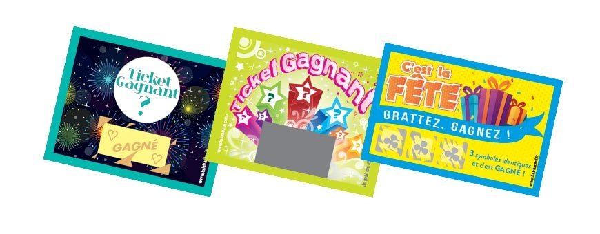 Tickets à gratter standards