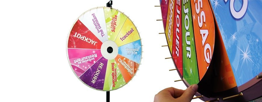 Roue de loterie magnétique