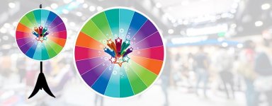Roue de loterie personnalisable
