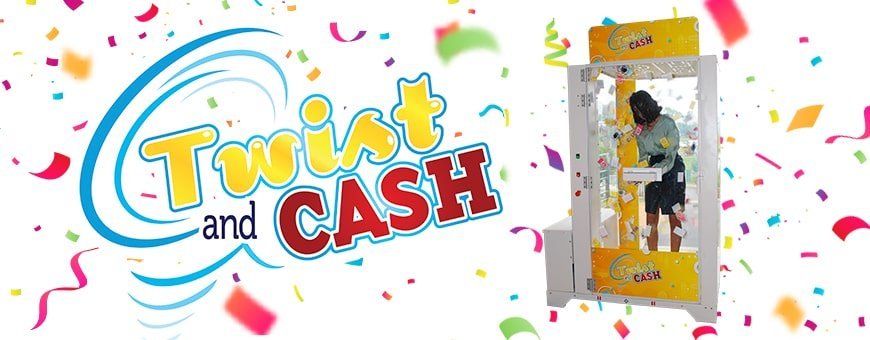 Cabine à billet Twist & Cash