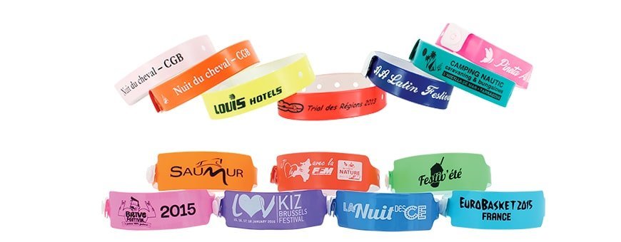 Bracelets vinyle