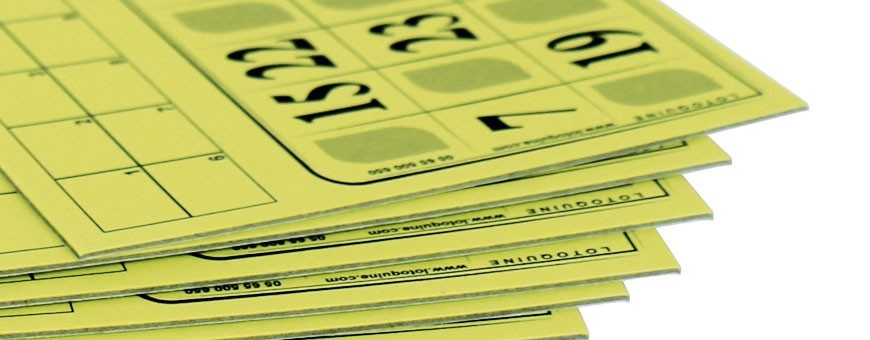 Cartons loto Rigides