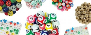 Balles, boules et plateaux loto